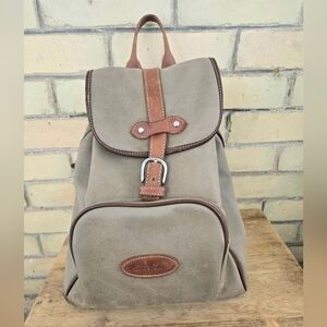 Vintage Eddie Bauer Leather Backpack